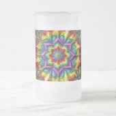 Mug en verre dépoli avec design couleur LGBTQ (Centre)