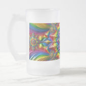 Mug en verre dépoli avec design couleur LGBTQ (Gauche)