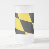 Mug en verre dépoli avec drapeau de Munich (Centre)