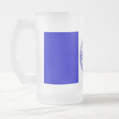 Mug en verre dépoli avec drapeau de New York City (Gauche)