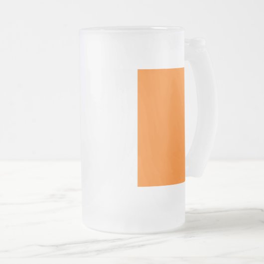 Mug en verre dépoli avec drapeau d'Irlande (Devant droit)
