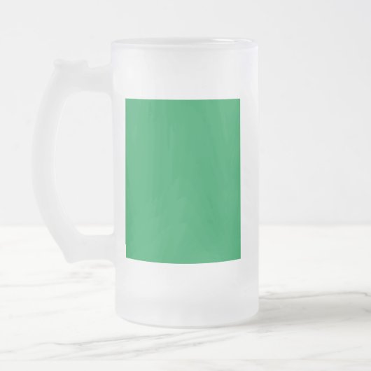 Mug en verre dépoli avec drapeau d'Irlande (Gauche)