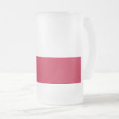 Mug en verre dépoli avec le drapeau du Texas, USA (Devant droit)