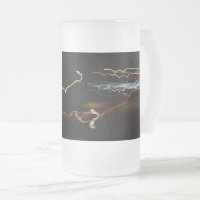 mug en verre dépoli black shooter de bière