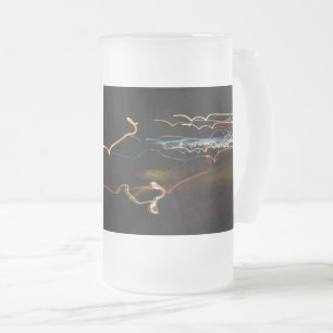 mug en verre dépoli black shooter de bière