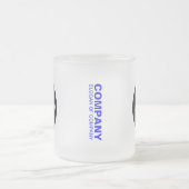 Mug en verre dépoli de marque unique (logo et nom) (Centre)