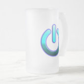 Mug en verre dépoli de Zer0 (Devant droit)