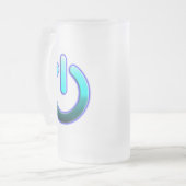 Mug en verre dépoli de Zer0 (Devant gauche)