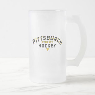 Mug en verre dépoli Dynasty Hockey de Pittsburgh