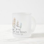 Mug en verre dépoli, logo FITW 10 oz (Devant droit)