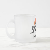 Mug en verre dépoli moderne pour la maison élégant