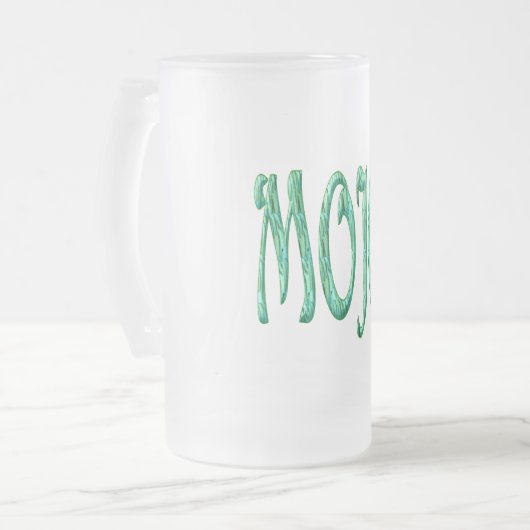 Mug en verre dépoli Mojo (Devant gauche)