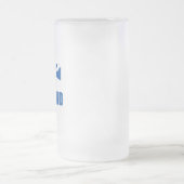 Mug en verre dépoli « Né en Écosse » (Centre)