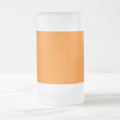 Mug en verre dépoli orange (Centre)