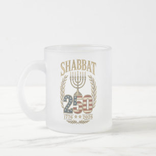 Mug en verre dépoli pour le 250e anniversaire de S