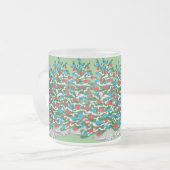 Mug en verre dépoli : Sensation Noël (Devant gauche)