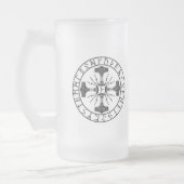 Mug en verre dépoli, Valhalla Oliver | Mjollnir (Gauche)