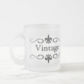 Mug en verre dépoli - Vintage (Gauche)