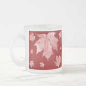 Mug en verre feuille d'érable - Abstrait (Gauche)