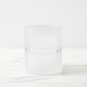 Mug en verre givré ARCHITECT / Noir (Centre)