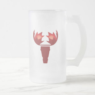 Mug en verre givré Maple Moose