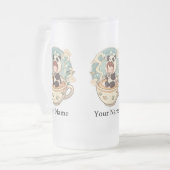 Mug en verre givré Panda Cold Brew (Devant gauche)