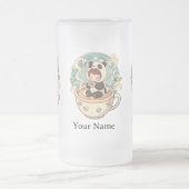 Mug en verre givré Panda Cold Brew (Centre)