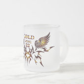 Mug en verre Gold Wing-2 (Devant droit)