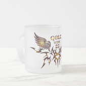 Mug en verre Gold Wing-2 (Devant gauche)