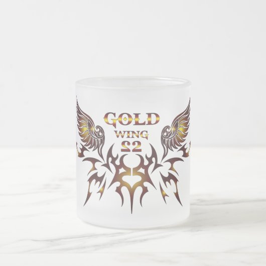 Mug en verre Gold Wing-2 (Centre)