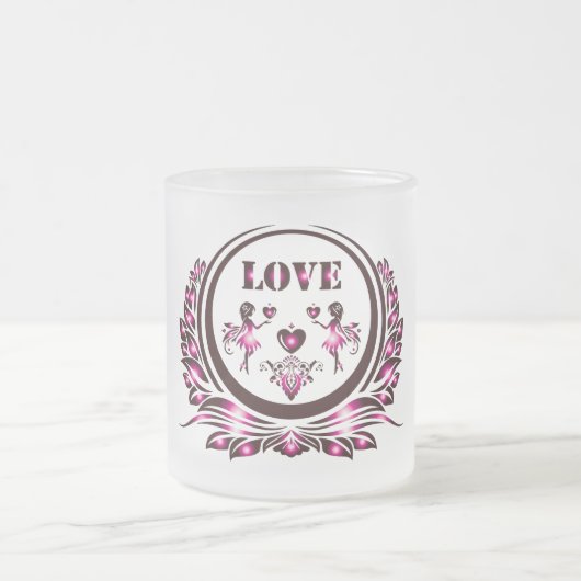 Mug en verre Heart Lover (Centre)