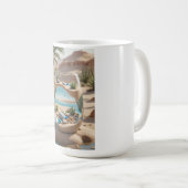 Mug en verre Oasis du désert (Devant droit)