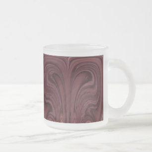 Mug en verre océanique en miroir - Abstrait
