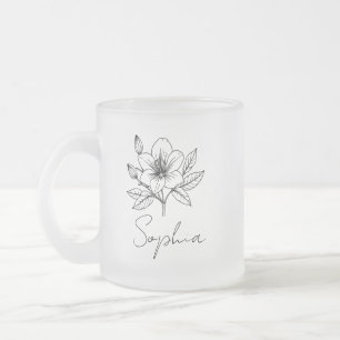 Mug en verre personnalisé, Mug de demoiselle d'hon