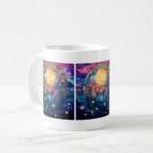 Mug en verre teint céleste (Devant gauche)