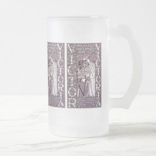 Mug en verre : Victor, Vélos Victoria (Droit)