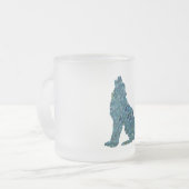 Mug en verre Wolf Art (Devant gauche)