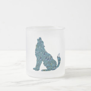 Mug en verre Wolf Art