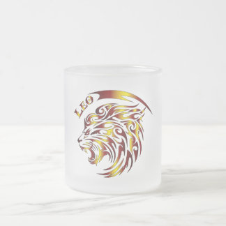 Mug en verre Zodiaque Lion