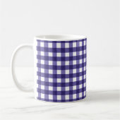 Mug En vichy bleu marine (Gauche)