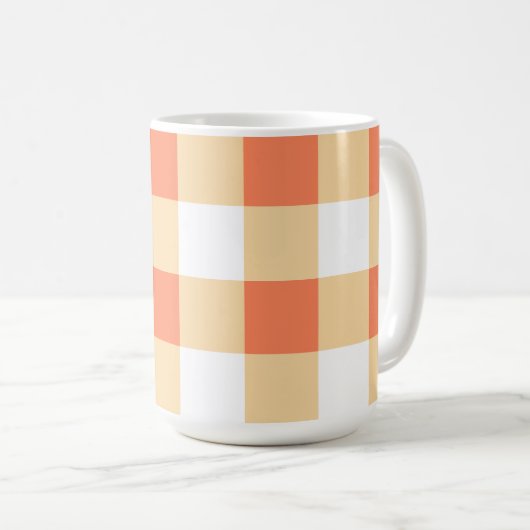 Mug en vichy Motif (Devant droit)