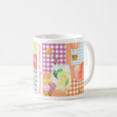 Mug en vichy Patchwork Dream of Summer (Devant droit)