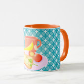 Mug En vichy petit-déjeuner (Devant droit)
