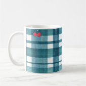 Mug En vichy vert rétro (Gauche)