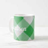 Mug En vichy verte (Devant gauche)