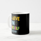 Mug En vous-même Motivational Test Day Enseignant (Devant gauche)