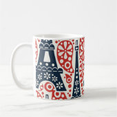 Mug Enamel Paris Folk Floral (Gauche)