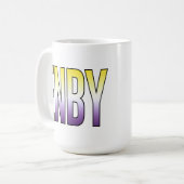 Mug ENBY - Non binaire (Devant gauche)