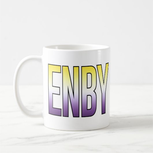 Mug ENBY - Non binaire (Gauche)