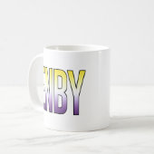 Mug ENBY - Non binaire (Devant gauche)